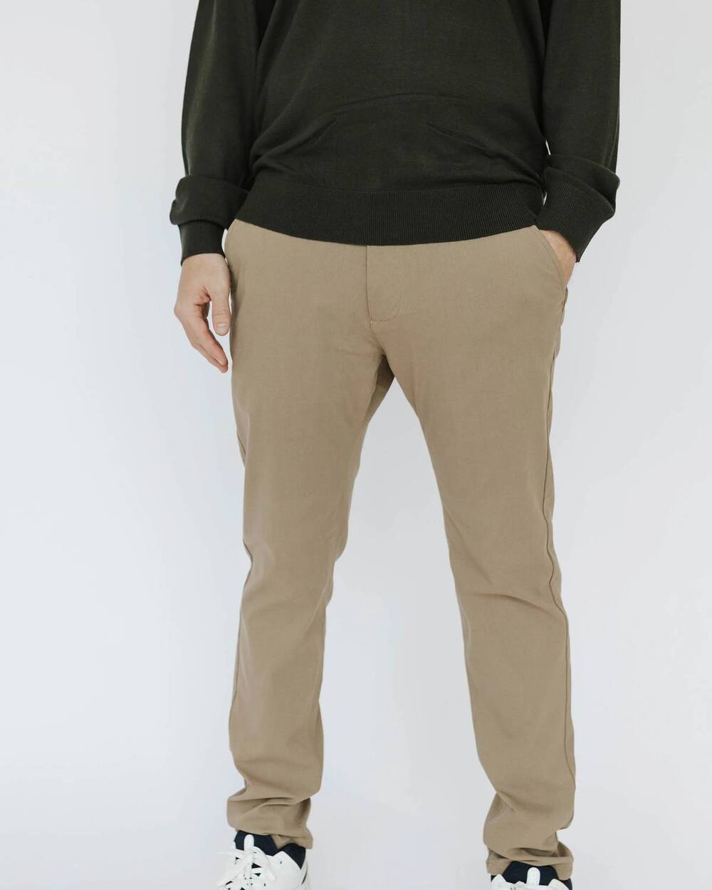 NEW PROJEK RAW bungee chino pant in latte